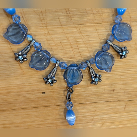 Sylvie Germain Necklace Blue bead - Picture 5 of 7